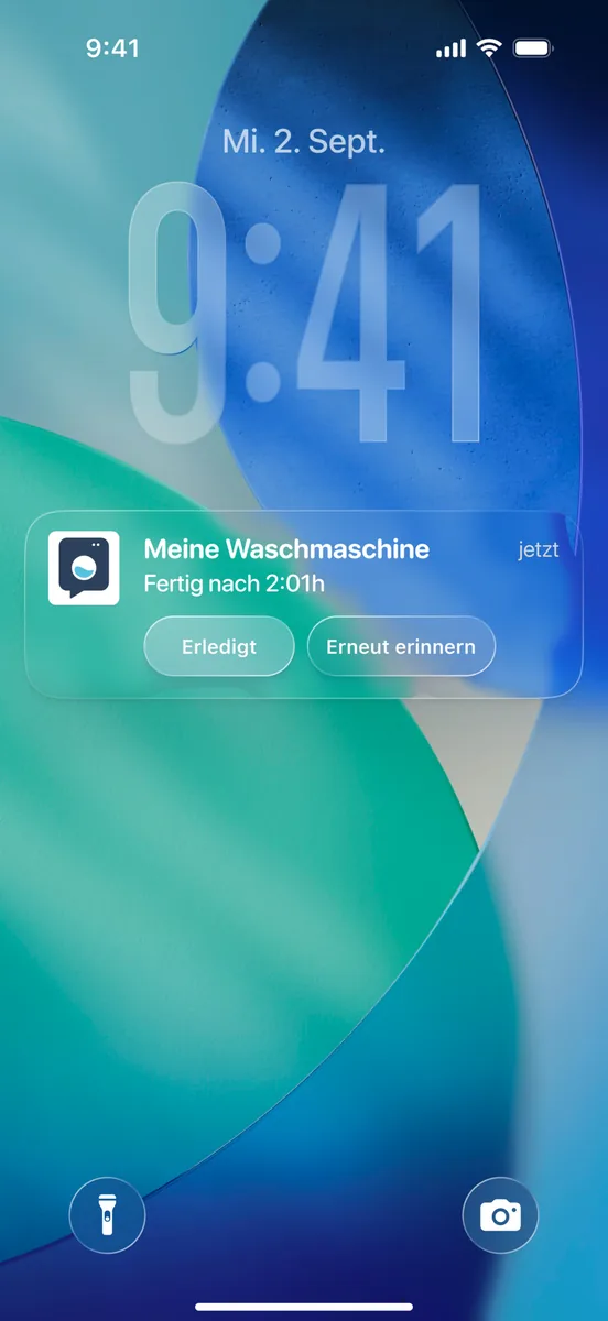 Benachrichtigung auf dem Sperrbildschirm
